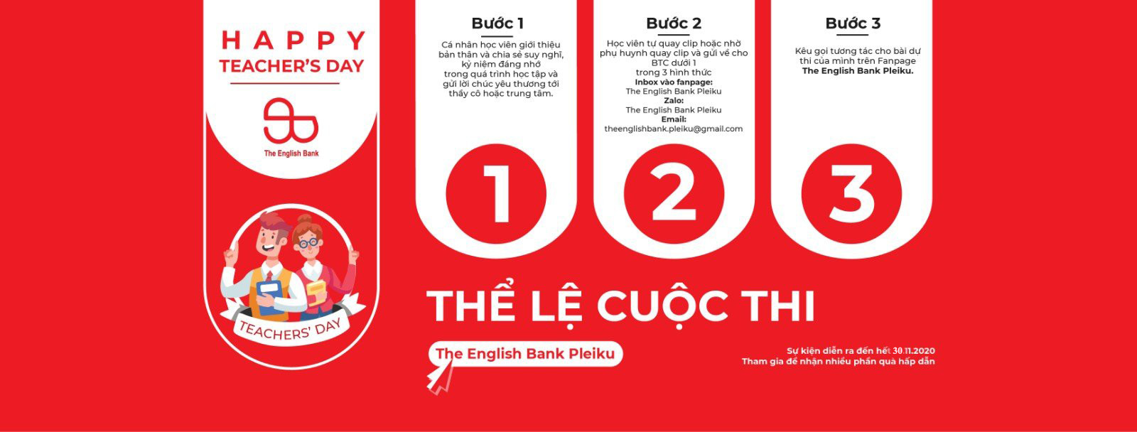 CUỘC THI QUAY VIDEO  [ Tự Hào Học Viên The English Bank Pleiku – Gửi Ngàn Lời Tri Ân ]